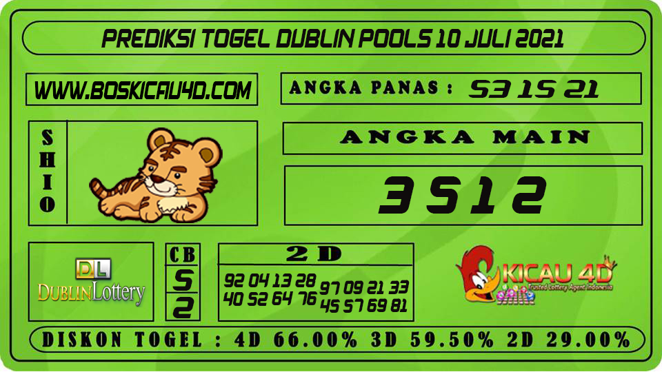 PREDIKSI TOGEL DUBLIN POOLS 10 JULI 2021