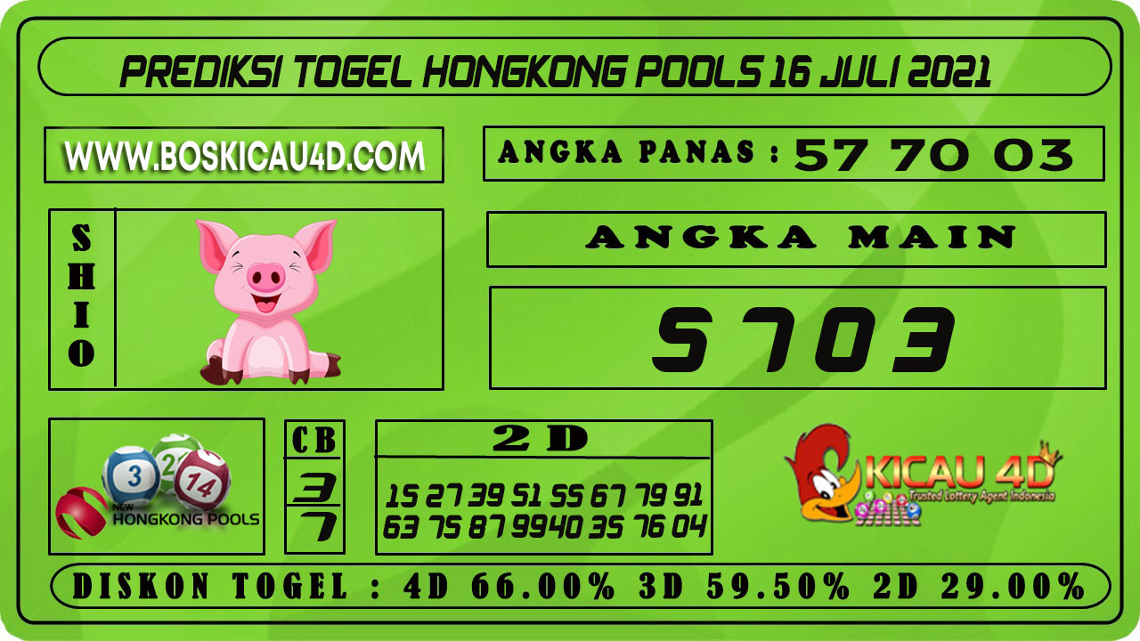 PREDIKSI TOGEL HONGKONG POOLS 16 JULI 2021