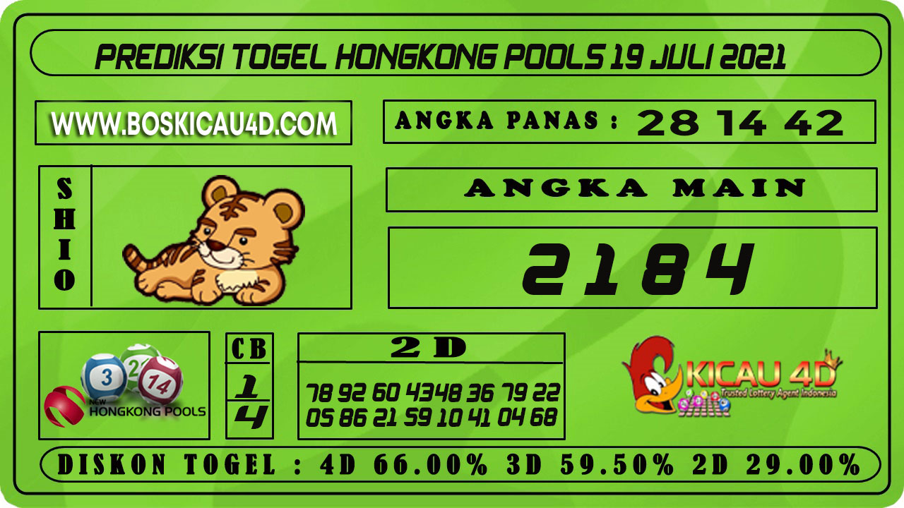 PREDIKSI TOGEL HONGKONG POOLS 19 JULI 2021