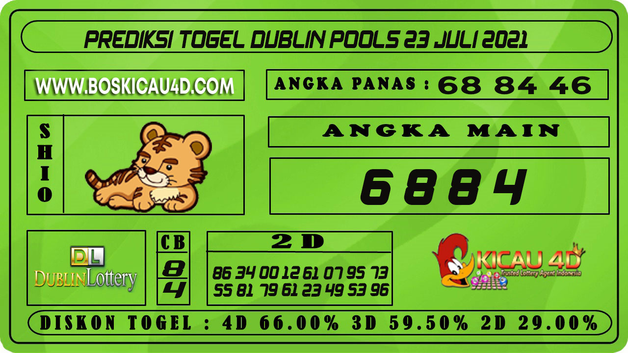 PREDIKSI TOGEL DUBLIN POOLS 23 JULI 2021