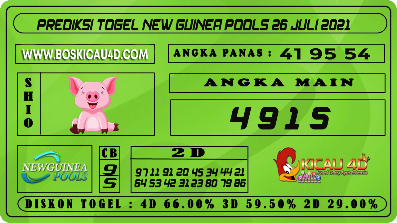 PREDIKSI TOGEL NEW GUINEA POOLS 26 JULI 2021