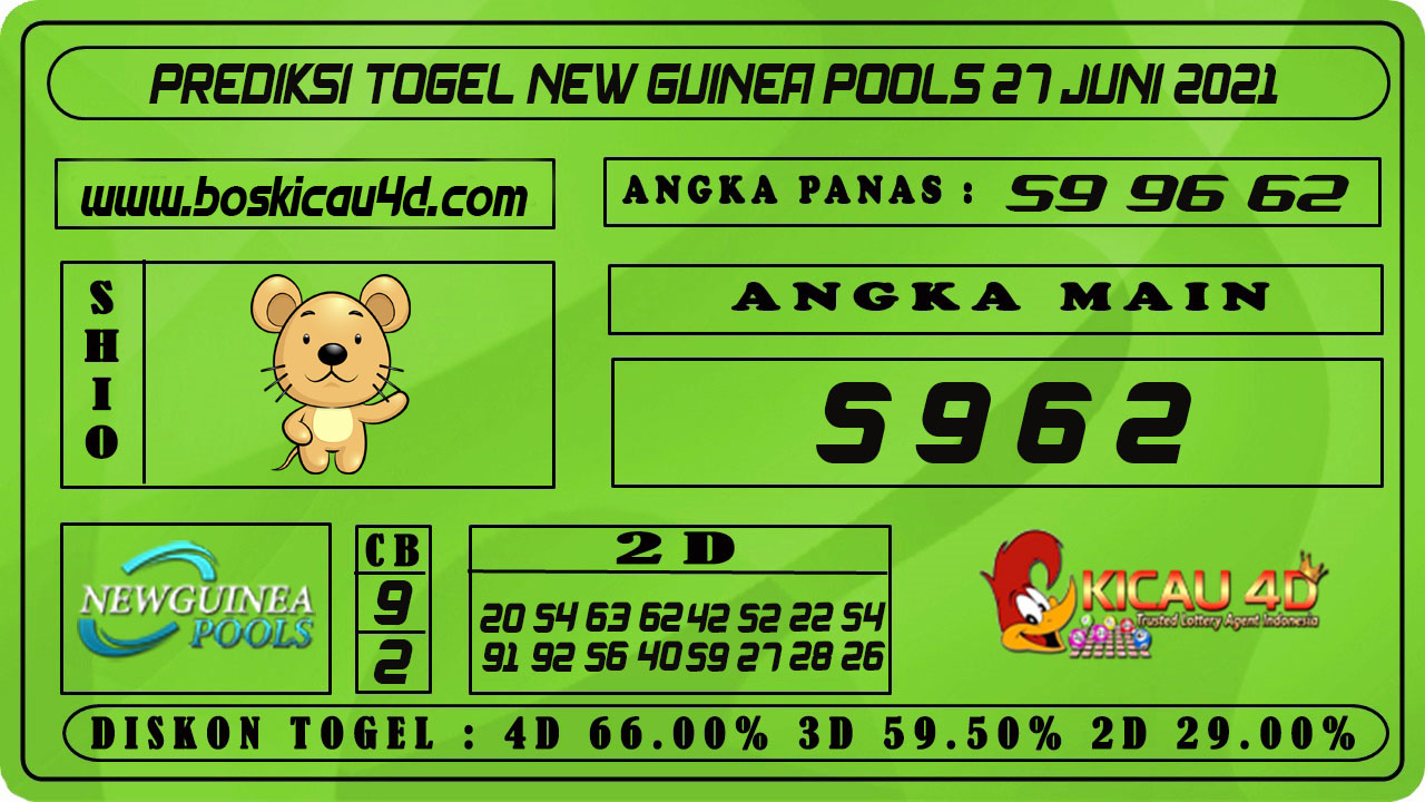 PREDIKSI TOGEL NEW GUINEA POOLS 27 JULI 2021