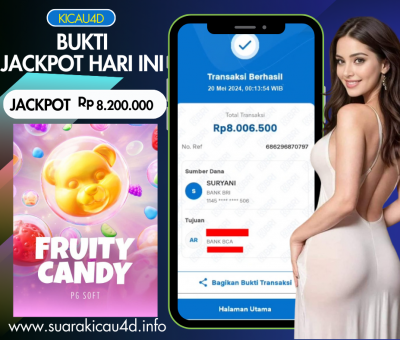 BUKTI JACKPOT KEMENANGAN 20MEI