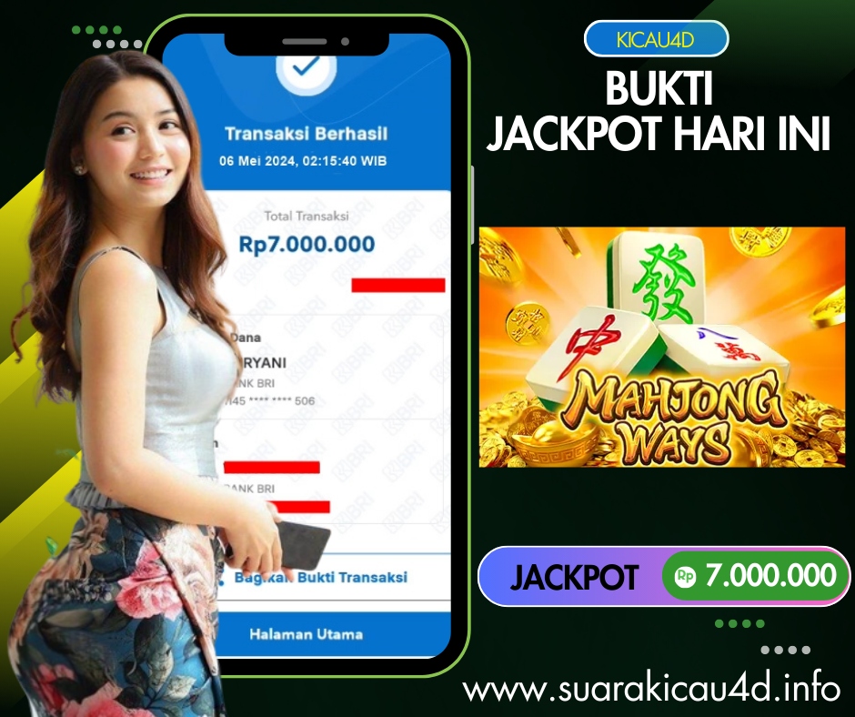 BUKTI JACKPOT KEMENANGAN 06MEI