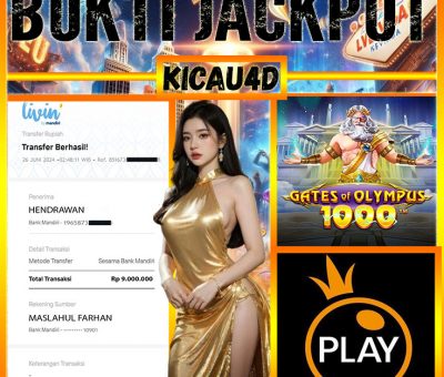 BUKTI JACKPOT KEMENANGAN 26JUNI