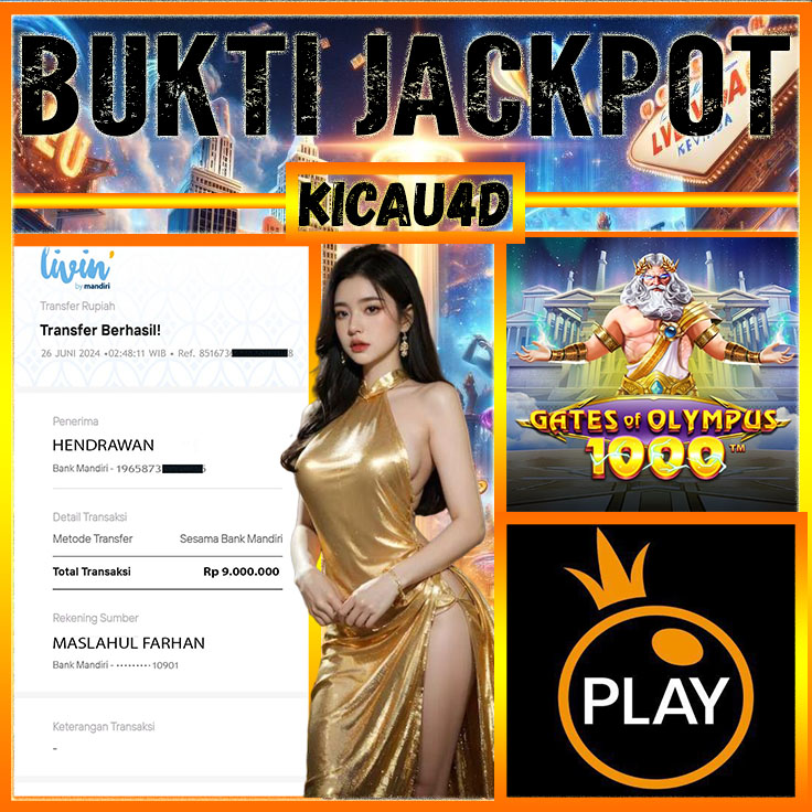 BUKTI JACKPOT KEMENANGAN 26JUNI