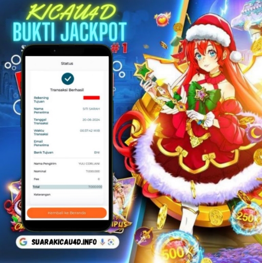 BUKTI JACKPOT KEMENANGAN 20JUNI