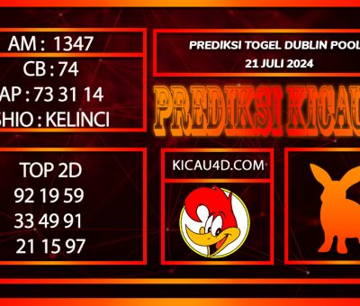 PREDIKSI TOGEL DUBLIN 21JULY2024