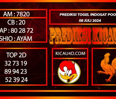 PREDIKSI TOGEL INDOSAT 08JULY2024