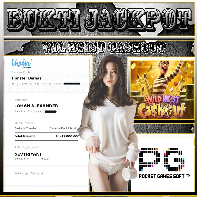 BUKTI JACKPOT KEMENANGAN 18JULY