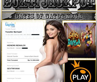 BUKTI JACKPOT KEMENANGAN 12JULY