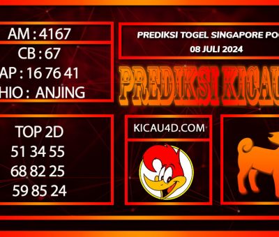 PREDIKSI TOGEL SINGAPORE 08JULY2024