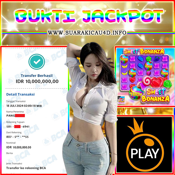 BUKTI JACKPOT KEMENANGAN 18JULY