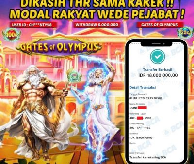 BUKTI JACKPOT KEMENANGAN 8JULY