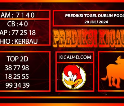 PREDIKSI TOGEL DUBLIN 20JULY2024