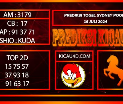 PREDIKSI TOGEL SYDNEY 16JULY2024