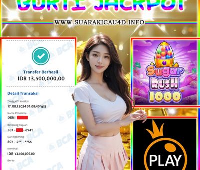 BUKTI JACKPOT KEMENANGAN 17JULY