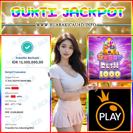 BUKTI JACKPOT KEMENANGAN 17JULY