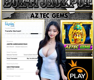 BUKTI JACKPOT KEMENANGAN 01AGUSTUS