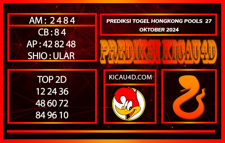 PREDIKSI TOGEL HONGKONG POOLS 27 OKTOBER 2024