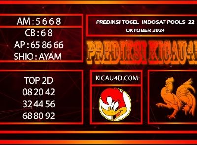 PREDIKSI TOGEL INDOSAT POOLS 22 OKTOBER 2024