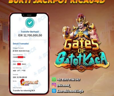 BUKTI JACKPOT KEMENANGAN 20 NOVEMBER 2024