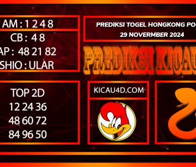 PREDIKSI TOGEL HONGKONG POOLS 29 NOVEMBER 2024