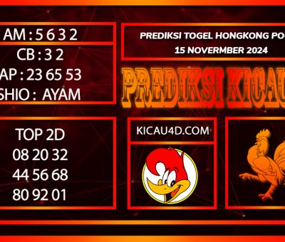 PREDIKSI TOGEL HONGKONG POOLS 15 NOVEMBER 2024