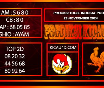 PREDIKSI TOGEL INDOSAT POOLS 23 NOVEMBER 2024