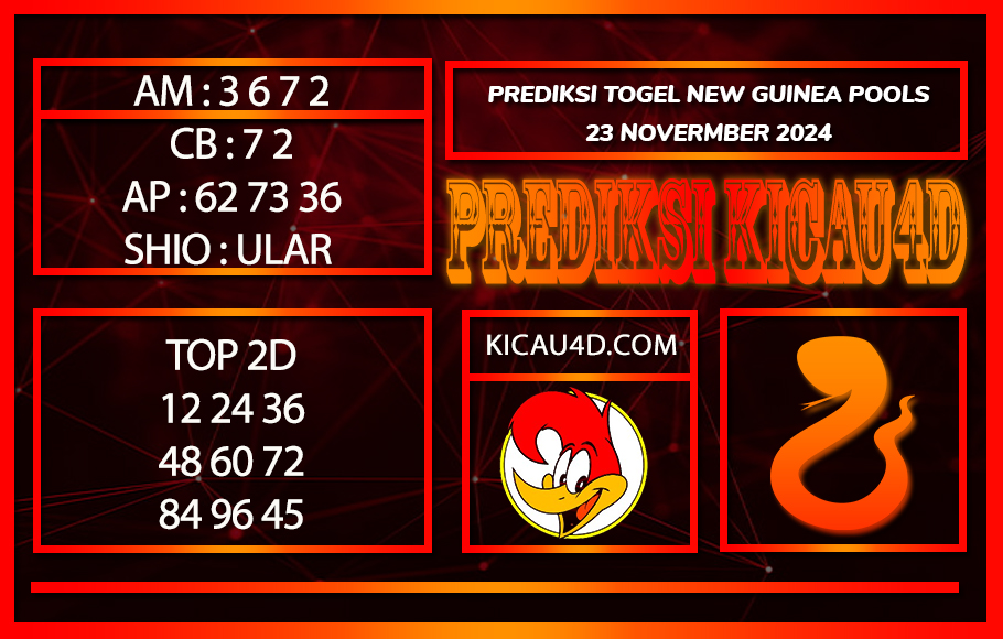 PREDIKSI TOGEL NEW GUINEA POOLS 23 NOVEMBER 2024