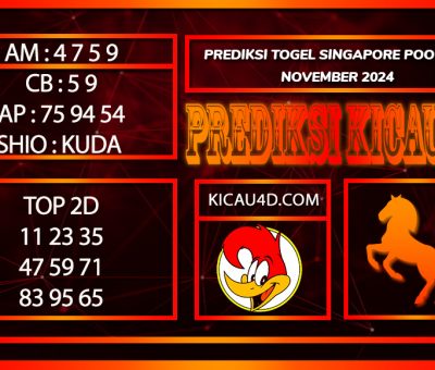 PREDIKSI TOGEL SINGAPORE POOLS 30 NOVEMBER 2024