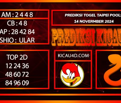 PREDIKSI TOGEL TAIPEI POOLS 14 NOVEMBER 2024